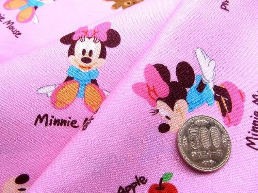 Amazon | ◇ ＜ 40cm単位で販売 ＞ キャラクター 生地 ミニー
